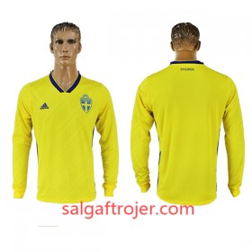 Sverige Fodboldtrøjer Hjemmebanesæt VM 2018 Langærmet